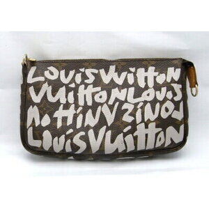 Louis Vuitton Accessory Pouch Pochette Monogram Graffiti